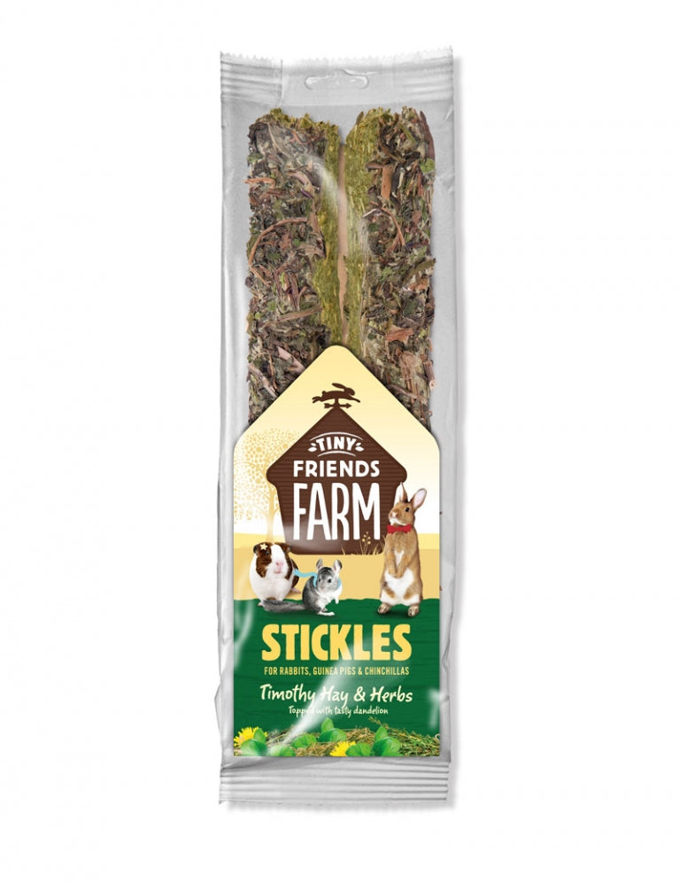 Sup Stickles Hay & Herbs 100g