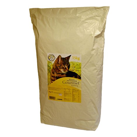 Foder Mästers ky. Gourmet katt 15kg